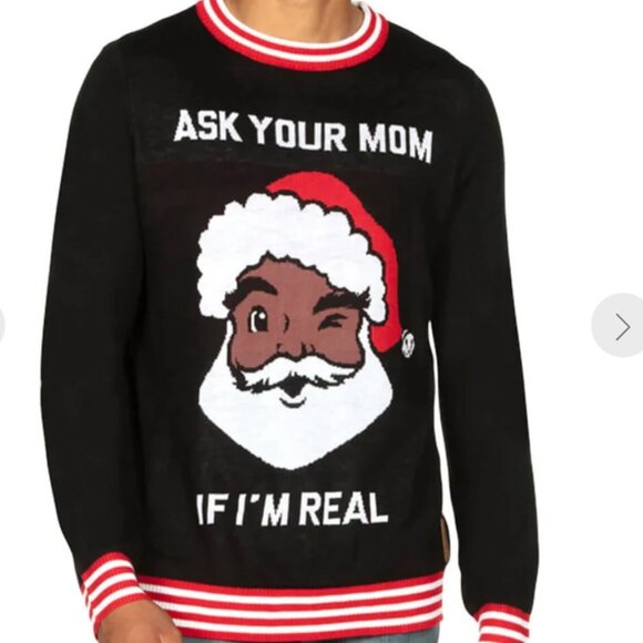 Tipsy Elves Ask Your Mom Ugly Christmas Sweater Size XL Men - Picture 1 of 7